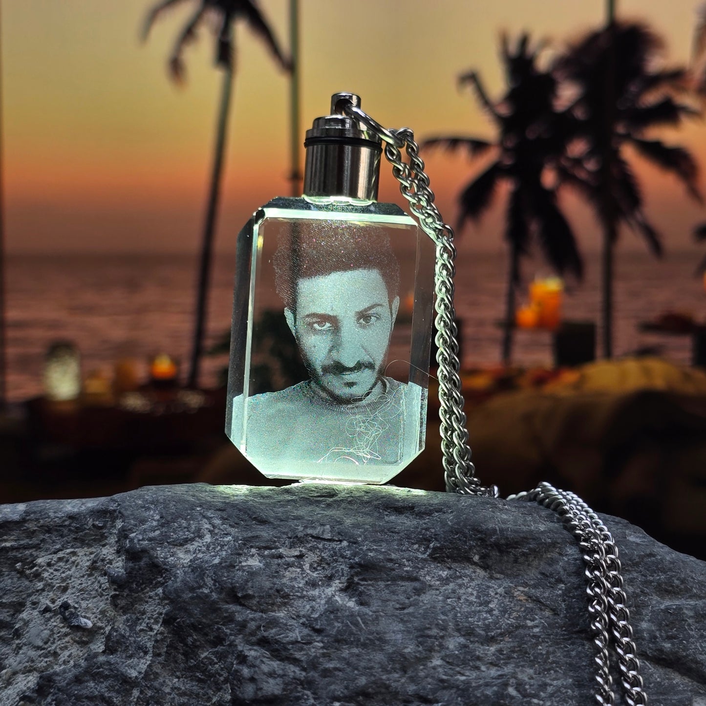 تعليقة سيارة كريستالية – مستطيلة