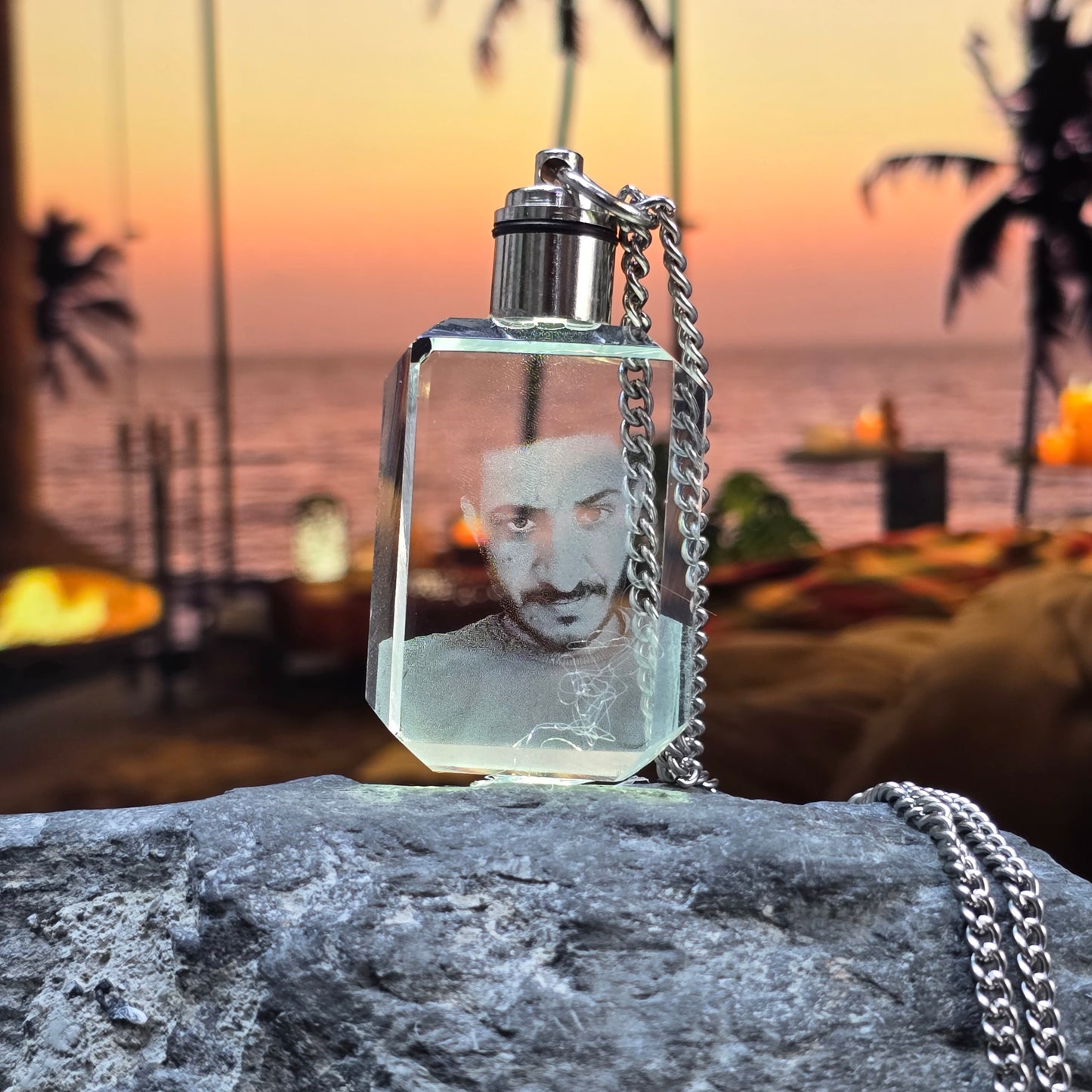 تعليقة سيارة كريستالية – مستطيلة