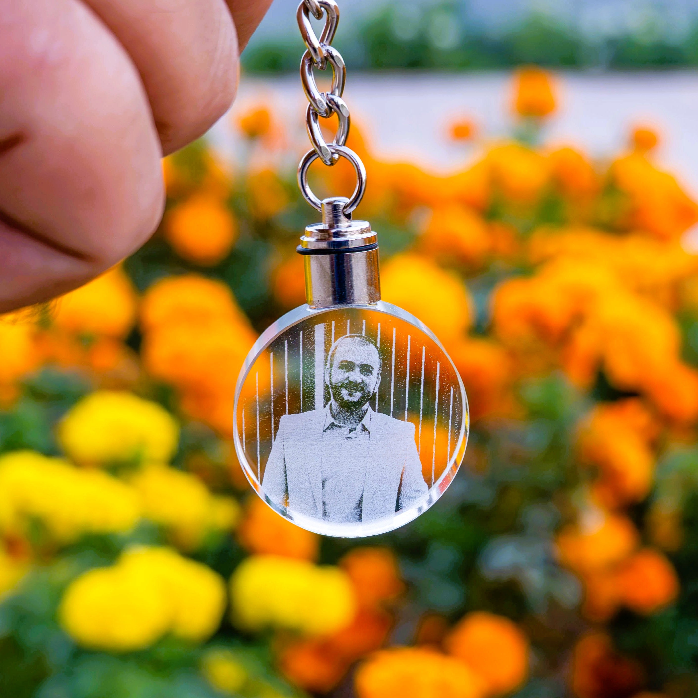 ميدالية مفاتيح كريستالية – دائرة