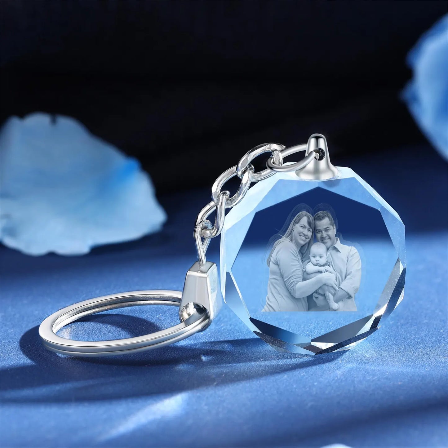 تعليقة سيارة كريستال  – دائرة ذات أوجه